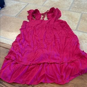 Elegant Red Sleeveless Dress